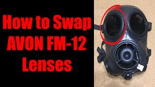 How to Swap AVON FM12 Lenses  Airsoft [upl. by Manara]