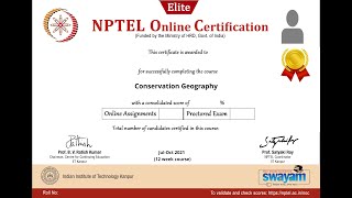 Conservation Geography  Week 12 Quiz  Assignment 12 Conservation Geography  NPTEL  Week 12 [upl. by Aelber]