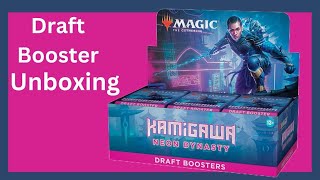 MTG Unboxing  Kamigawa Neon Dynasty  Draft Booster Box [upl. by Faso606]