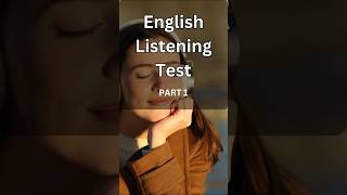 👂 PART 1  ENGLISH LISTENING TEST [upl. by Ennovihc205]