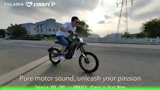 TALARIA xXx 3X So much fun to ride Incredible speed and wonderful motor sounds 60V 5000W 40AH [upl. by Yaj]