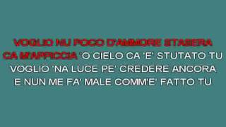 Nu poco dammore DAngelo Nino karaoke [upl. by Forkey]