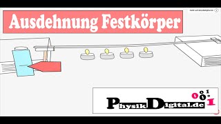 Wärmeausdehnung von Festkörpern  Wie dehnt sich eine Brücke aus einfach und anschaulich erklärt [upl. by Akeirahs857]