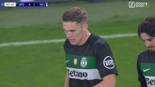 Viktor Gyokeres Hattrick GoalsSporting vs Manchester City 41 All Goals and Highlights [upl. by Drofniw]