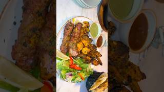 ilford Kahani restaurant mix grillkarai and naan🍽️ london [upl. by Idmann729]