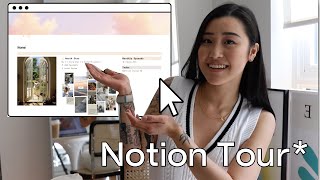 How I Organize My Work amp Life with Notion  Free Templates [upl. by Hanimay]