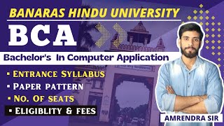 BHU BCA Entrance Exam 2022  Cuet BCA  Syllabus  Paper Pattern  Eligiblity  previous year papers [upl. by Einniw]