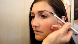 Eyebrow Pencil Techniques by Camellia Cosmetics wwwCamelliaCosmeticscom [upl. by Araem]