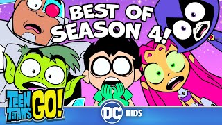 Season 4 BEST Moments Part 1  Teen Titans Go  dckids [upl. by Melvyn]