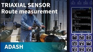 Adash  A4300 VA3 Pro  Route measurement with triaxial sensor [upl. by Elleryt49]