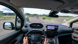 NEW Peugeot Rifter 2024  POV Test Drive [upl. by Haididej]