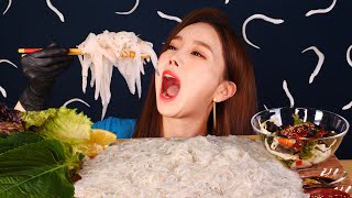 Mukbang 세상에서 가장 작은 생선🐟실치회 먹방 The World Smallest fish Whitebait ASMR eatingsound Ssoyoung [upl. by Appolonia929]