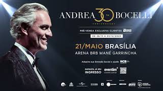 ANDREA BOCELLI TOUR BRASIL  21 DE MAIO DE 2024  ARENA BRB MANÉ GARRINCHA BRASÍLIADF [upl. by Pryor514]