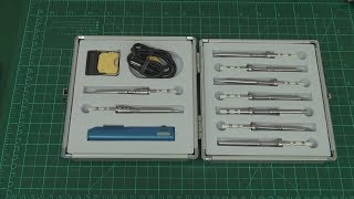 Quick Review TS100 portable intelligent soldering iron [upl. by Aitnuahs]