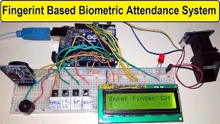 Fingerprint Based Biometric Attendance System using Arduino [upl. by Altheta]