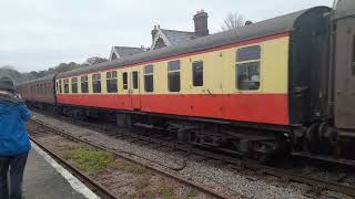 wimblebury arriving into Bitton at avon valley railway on the 21124 🚂 [upl. by Artied622]