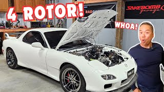 First REACTION To His RX7 4 ROTOR Swapped AFTER 4 YEARS [upl. by Lynda]