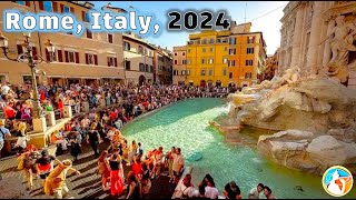 Rome Italy The Rome of Italy is overcrowded Rome walking tour May 2024 [upl. by Nnairda]