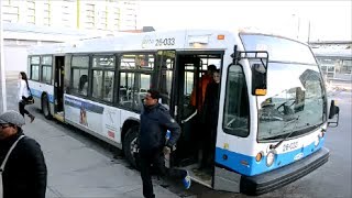 MONTREAL STM NOVA BUS 26033 TO LONGUEUIL METRO [upl. by Wolfe]