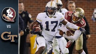 Florida State vs Georgia Tech Football Highlights 2015 [upl. by Lian159]