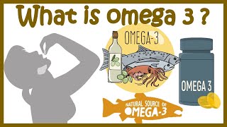 Omega 3 Fatty acids  Mechanism of action and health benefits  Food source  Omega 3 Supplements [upl. by Eiramnerual]