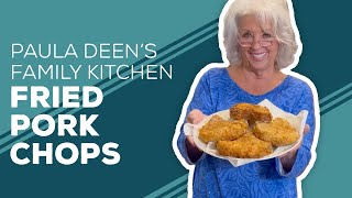 Love amp Best Dishes Paula Deens Family Kitchen Fried Pork Chops Recipe [upl. by Vanhook]