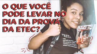 Vestibulinho ETEC 2019  O que levar no dia da prova da ETEC [upl. by Mihe]