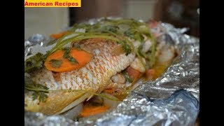 RECETA RÓBALO RELLENO EMPAPELADO [upl. by Annaohj712]