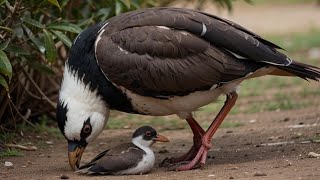 Redwattled lapwing  Tatiri Bird On Eggs  Natural Wildlife Birds Nest [upl. by Sesiom177]