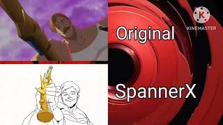 Original vs Versão SpannerX Escanor vs Meliodas Fan Animation [upl. by Melamie]