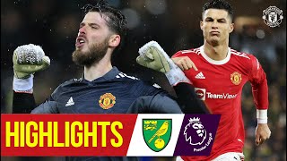 De Gea stars as Ronaldo goal seals the three points  Highlights  Norwich 01 Manchester United [upl. by Nibas]