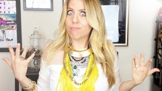 How to Wear a Statement Necklace [upl. by Hemetaf]