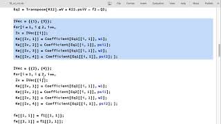 Lecture 16 Mathematica Program for Getting Ke fe for Timoshenko Beam [upl. by Atinev]