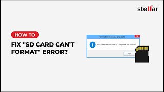 How to Fix “SD Card won’t format” Error 5 simple solutions [upl. by Blanc]