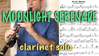 Moonlight Serenade by Glenn Miller The most beautiful clarinet ballad [upl. by Otecina399]