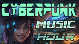 CYBERPUNK Ambient Music  HACKING Music  1 Hour [upl. by Euqinu730]