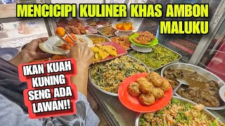 BANYAK MASAKAN KHAS AMBON DI SINI  ADA IKAN KUAH KUNING [upl. by Ogilvie931]