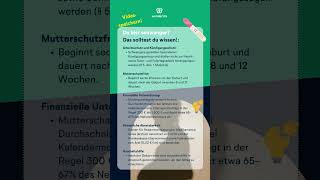 SCHWANGERSCHAFT Das solltest du wissen [upl. by Celka986]