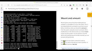 Coursera  Partition a Disk Drive in Linux [upl. by Suidaht]