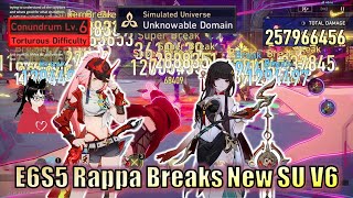 E6S5 Rappa Lingsha Break Team Unknowable Domain Conundrum 6 Tortuous Difficulty [upl. by Namlaz]