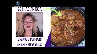 Chicken Meatballs in an Orange PeriPeriish sauce [upl. by Deacon]