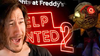 Markiplier Reacts to FNAF Help Wanted 2 amp Security Breach Ruin DLC Trailer [upl. by Naginarb]