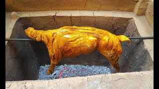 FULL LAMB cooking pit preparation  Khaddi Kabab Preparation  Subtitles [upl. by Irwin930]