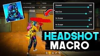 New Headshot MACRO Tool 100 Working  Free Fire Headshot Macro App for Mobile [upl. by Aowda]