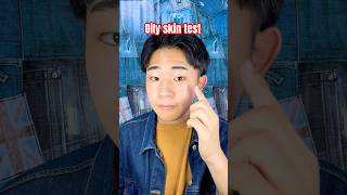 Oily skin test🧴 funny kawaharu meme fyp [upl. by Patin]