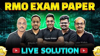 RMO 2024  Live Paper Solution 📃  Detailed Paper Solution By Experts 🔍🔥 [upl. by Ivgnout]