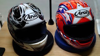 ส่งงาน‼️“Full Detailing”  ล้มช้างเอาปาก🐘 Arai Rx7 Corsair Edward Red🐦‍🔥⭐️🐦‍🔥 [upl. by Anaile152]