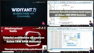 Tutorial SPSS Lengkap from Input data to Output data [upl. by Noneek]