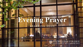 5 May 2024 Live Sung Evening Prayer Fitzwilliam Chapel [upl. by Thatcher]