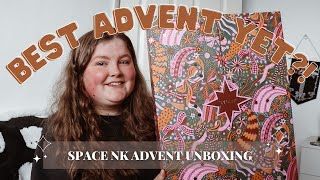 BEST ADVENT CALENDAR  SPACE NK BEAUTY ADVENT CALENDAR UNBOXING [upl. by Merrily136]